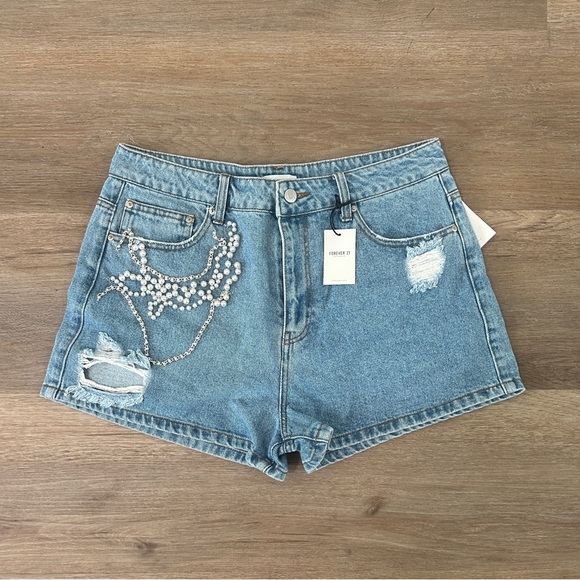 Forever 21 Denim - Forever 21 Denim Jean Shorts